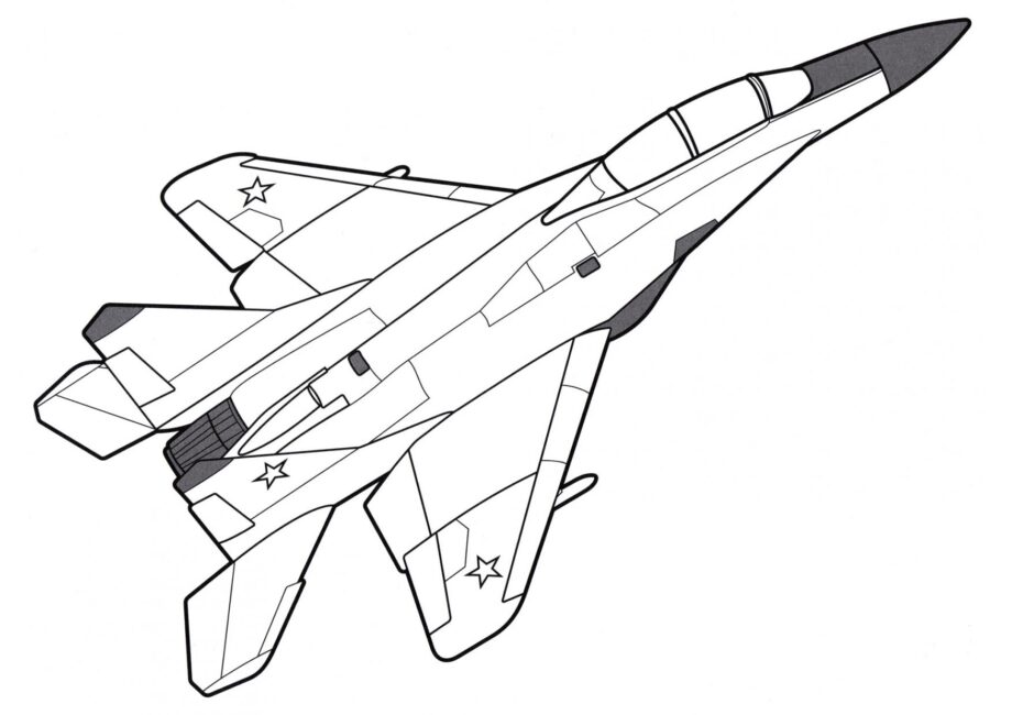 MiG-35D Coloriage