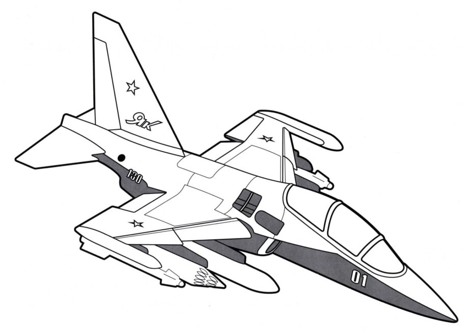 Yak-130 Coloriage