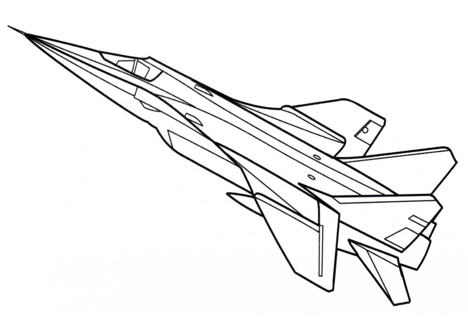 MiG-31 Coloriage