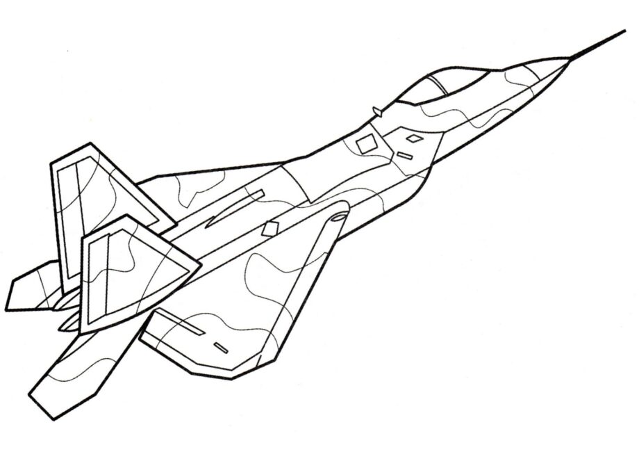 F-22 Raptor Coloriage