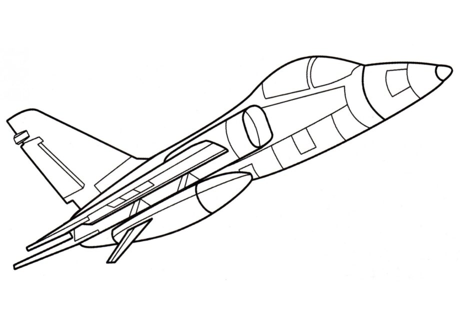 Bombardier Chasseur AMX Coloriage