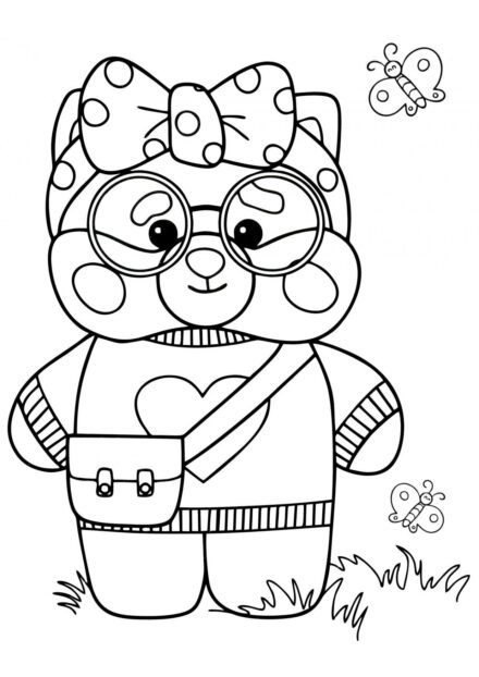 Lalafanfan Minou Coloriage