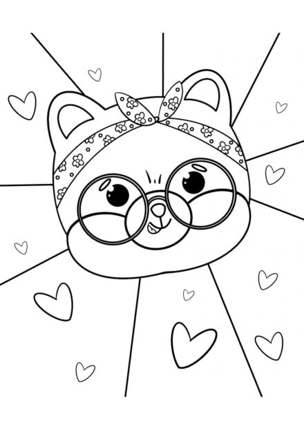 Adorable Shiba Coloriage