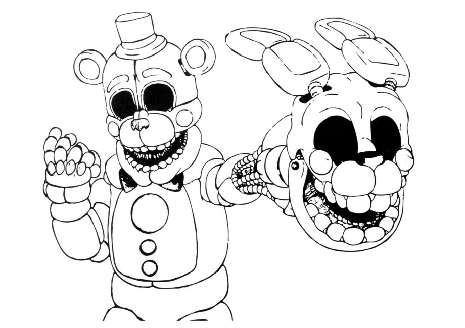 Funtime Freddy Coloriage