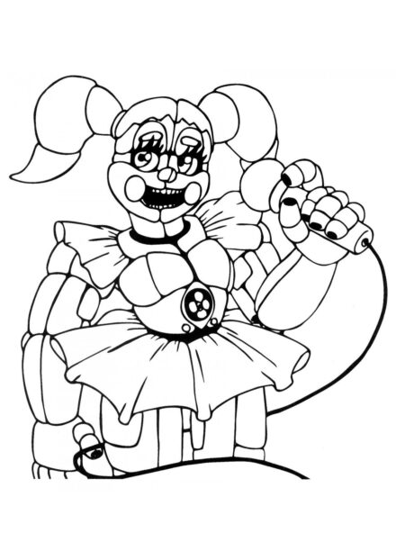 Circus Baby Coloriage