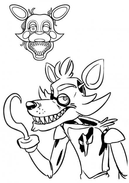 Foxy Rusé Coloriage