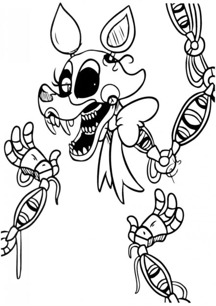 Mangle Joyeux Coloriage