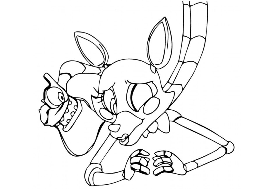 Mangle Mignonne Coloriage