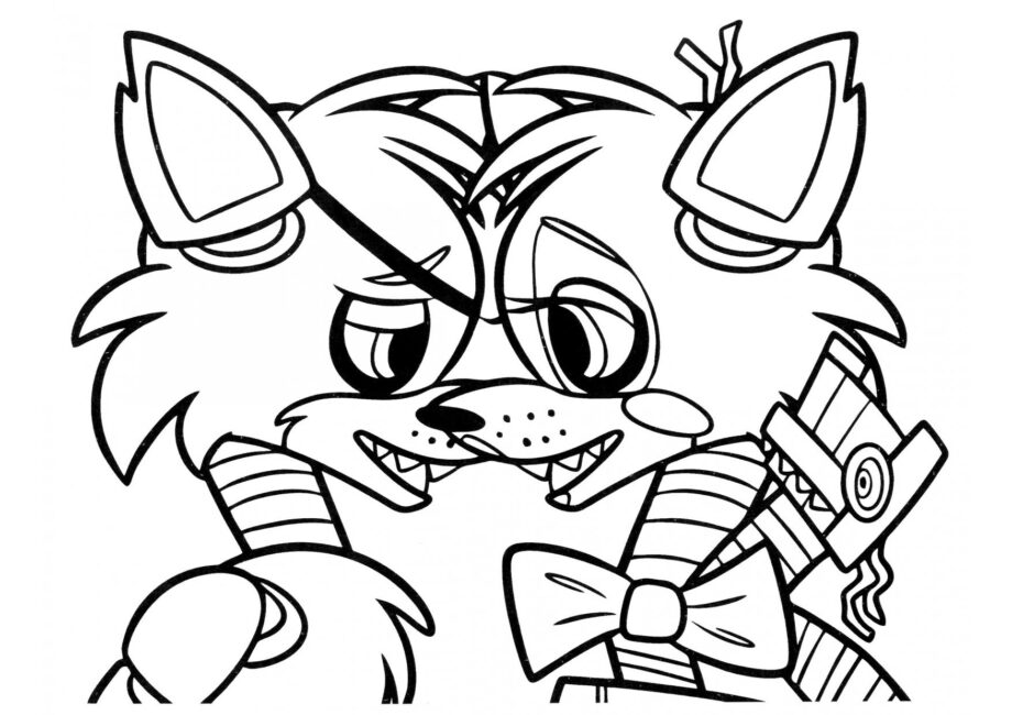 Foxy et Mangle Coloriage