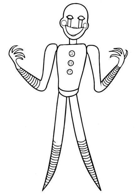 Marionette Coloriage