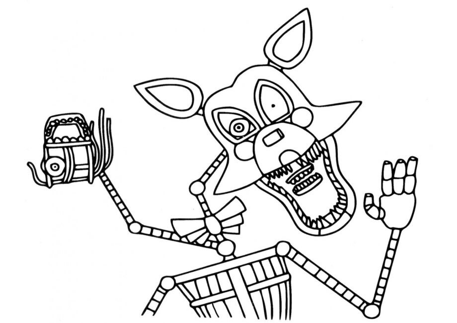 Mangle Agitant Coloriage