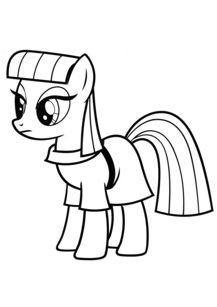 Coloriage Maud Pie - La Sœur de Pinkie