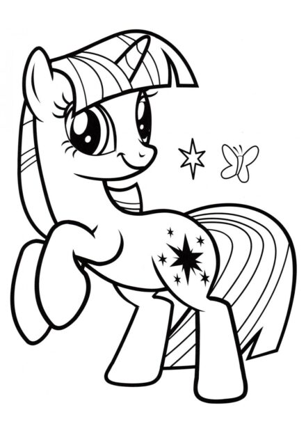 Coloriage Petite Twilight Sparkle