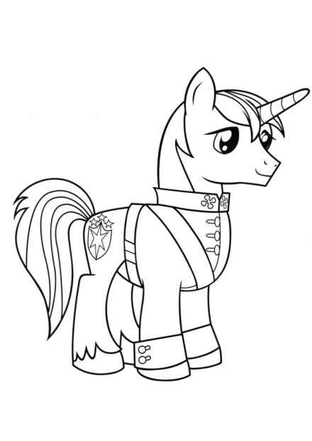 Coloriage Shining Armour - Le Frère de Twilight