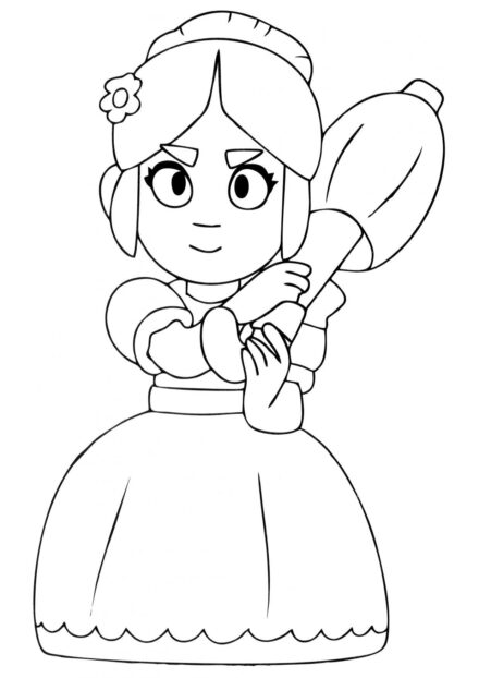 Page de Coloriage Piper Sucrée