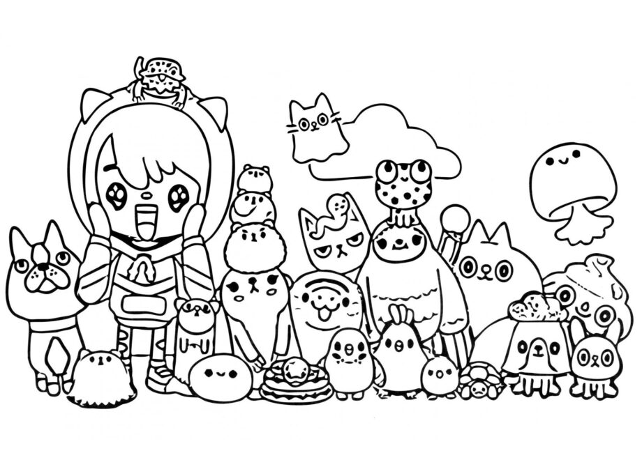 Coloriage - Zeke Aime les Animaux