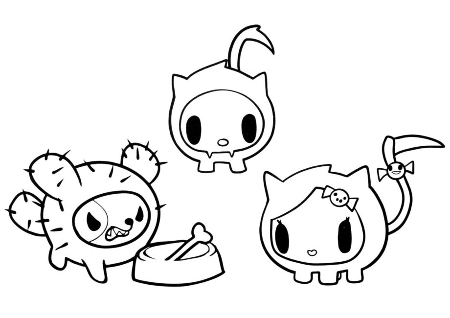 Tokidoki Coloriage - Chats