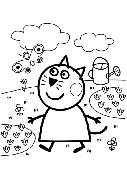 Coloriage : Chat Sucré