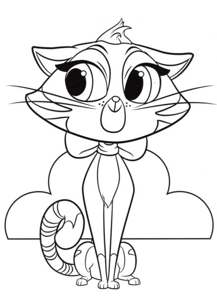 Coloriage : Chat de Bateau