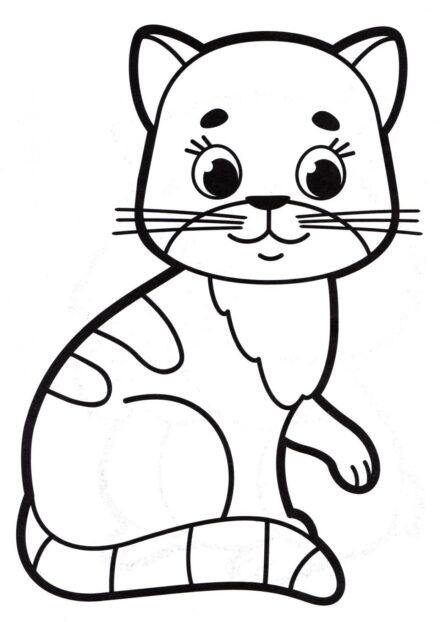 Coloriage : Chat Mignon