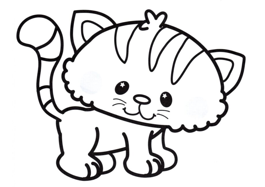 Coloriage : Petit Chaton