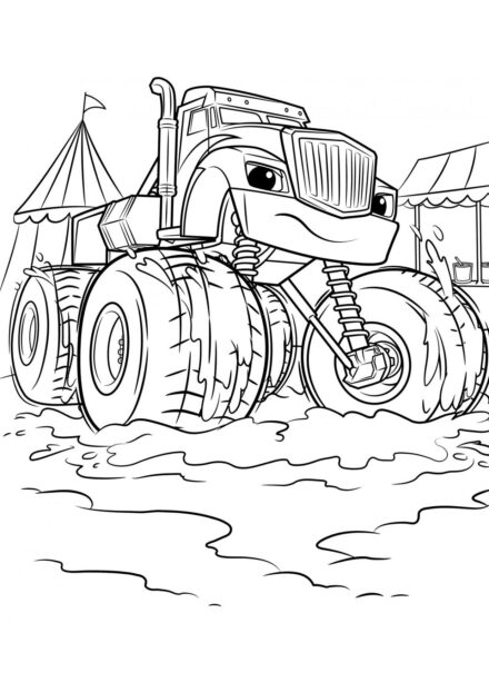 Crusher Féroce Coloriage