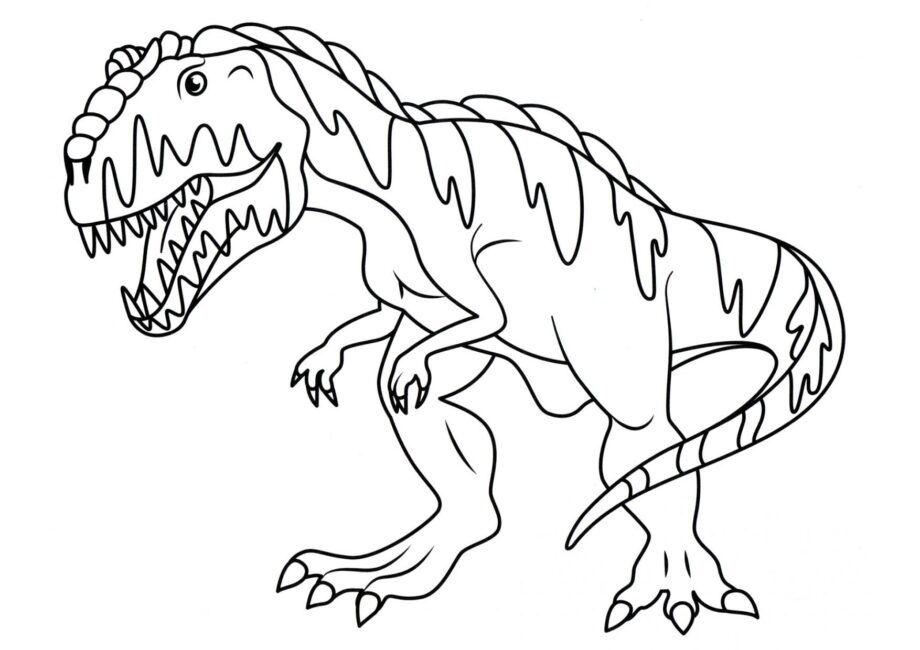 Page de Coloriage de Giganotosaurus